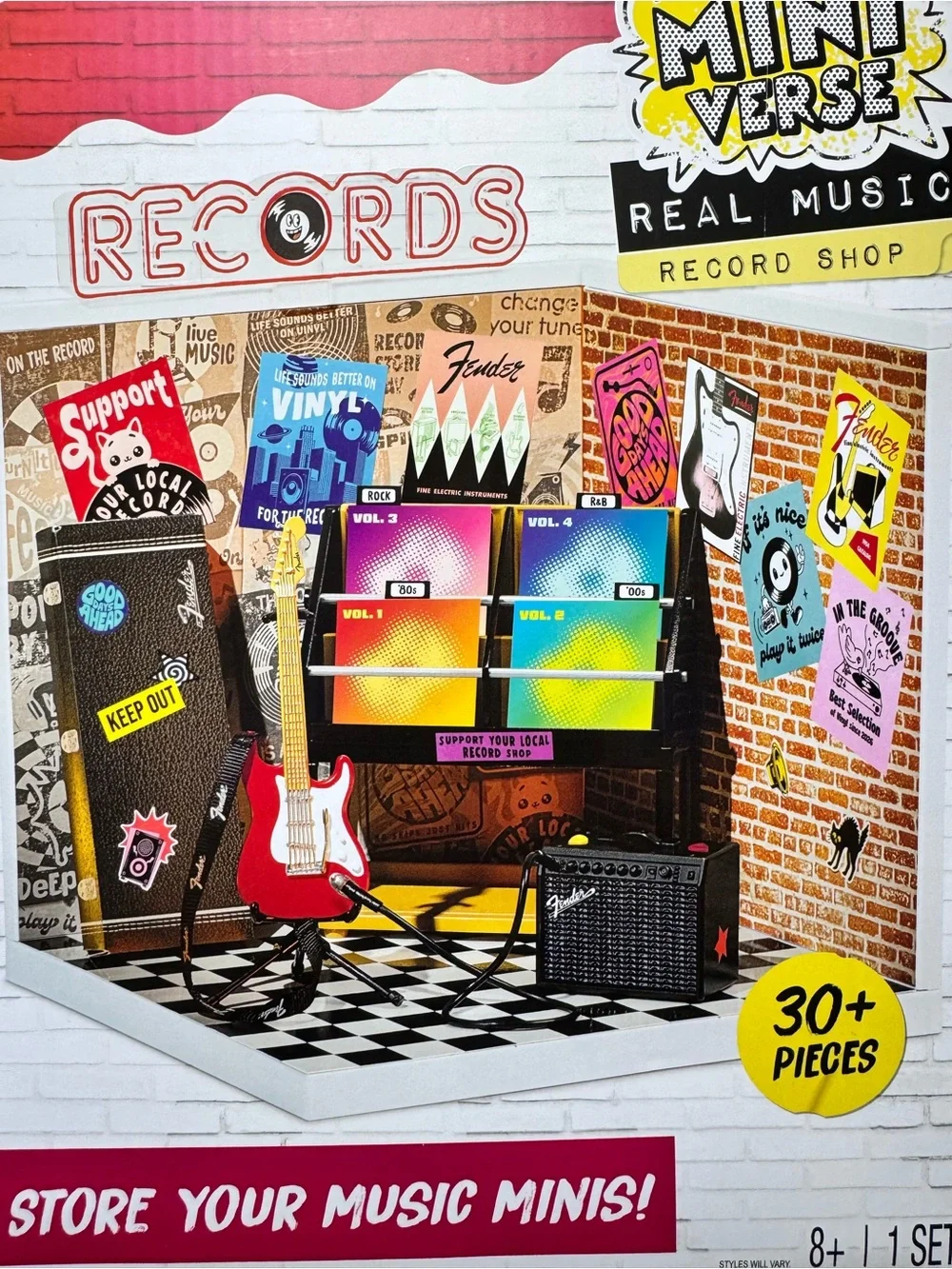 MGA’S MiniVerse Real Music Records Playset